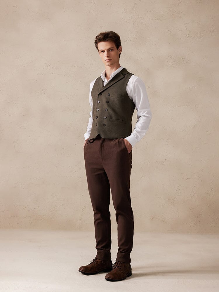 Vintage Double-Breasted Vest