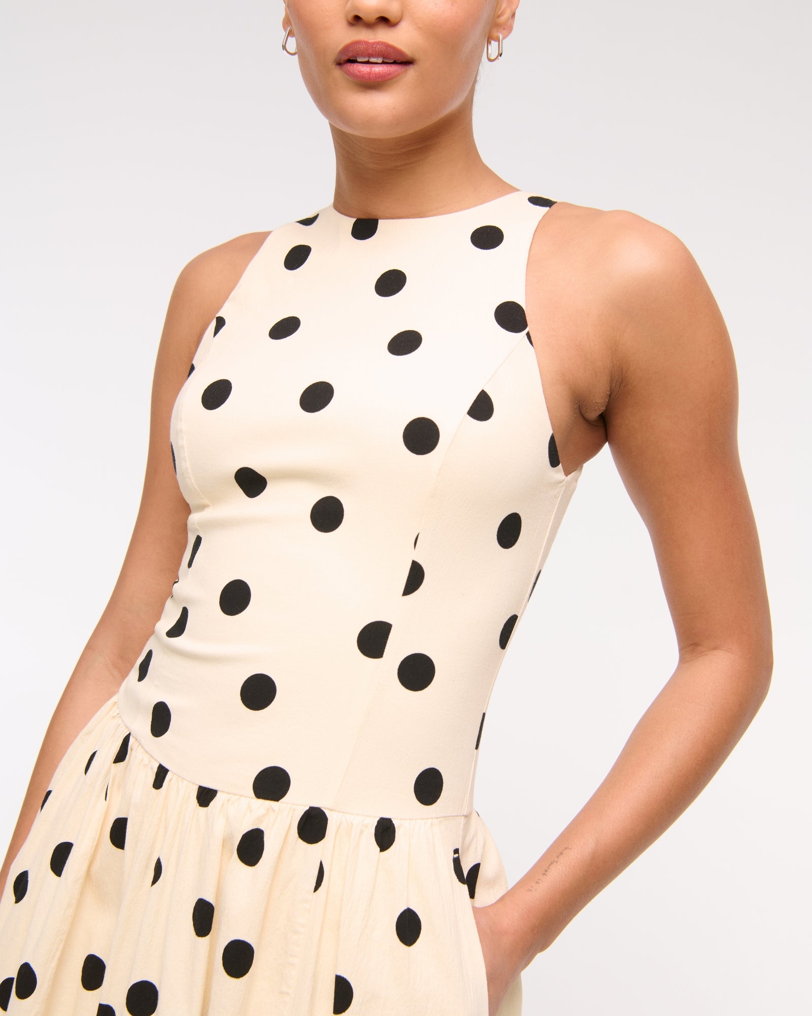 Drop-Waist Midi Dress (Buy 2 Free Shipping)