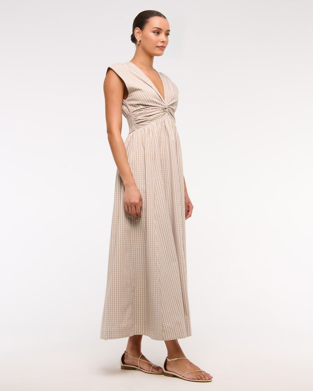 Twist-Front Maxi Dress (Buy 2 Free Shipping)