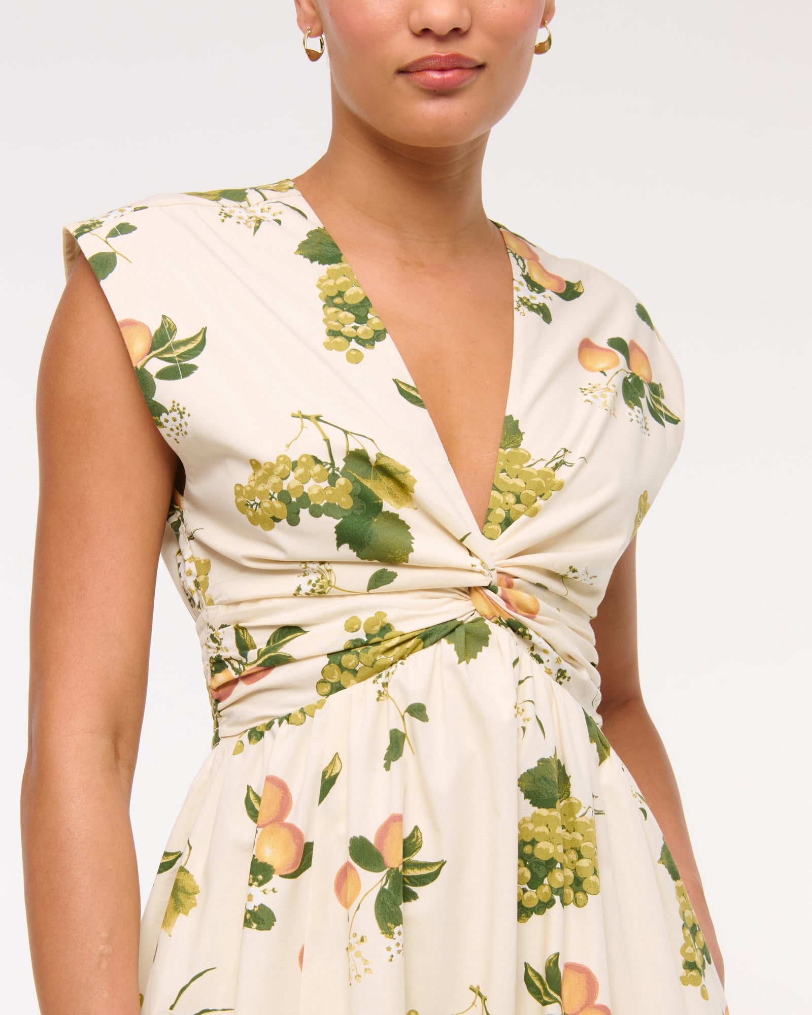 Twist-Front Maxi Dress (Buy 2 Free Shipping)