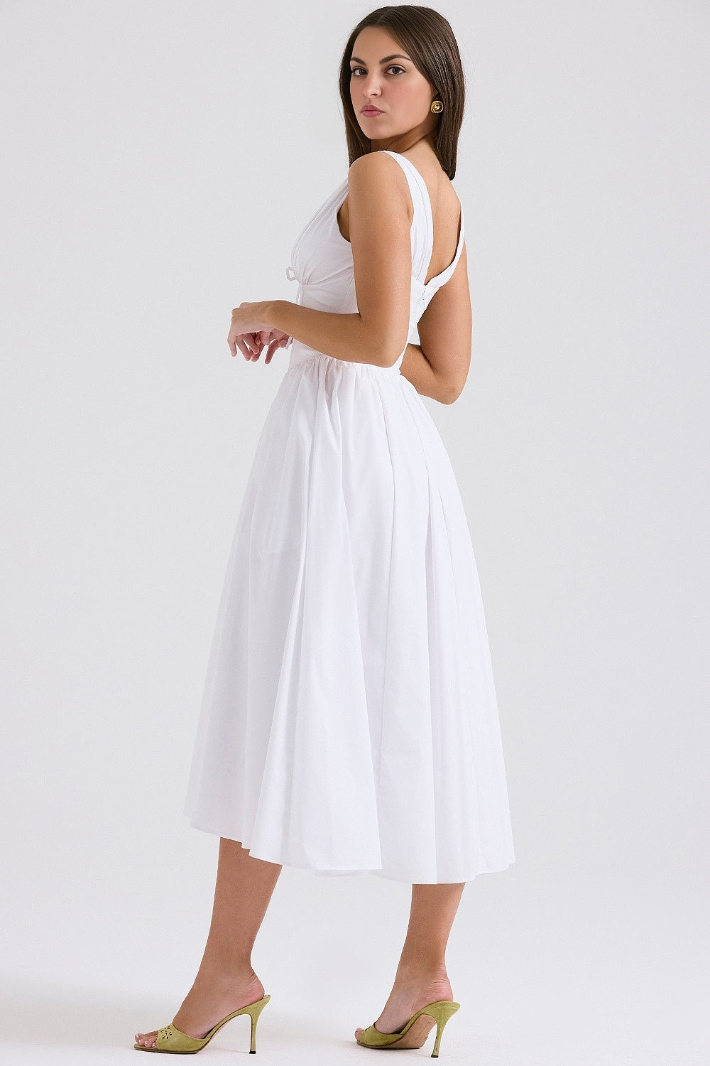 Emmelina Cotton Corset Sun Dress(BUY 2 FREE SHIPPING)