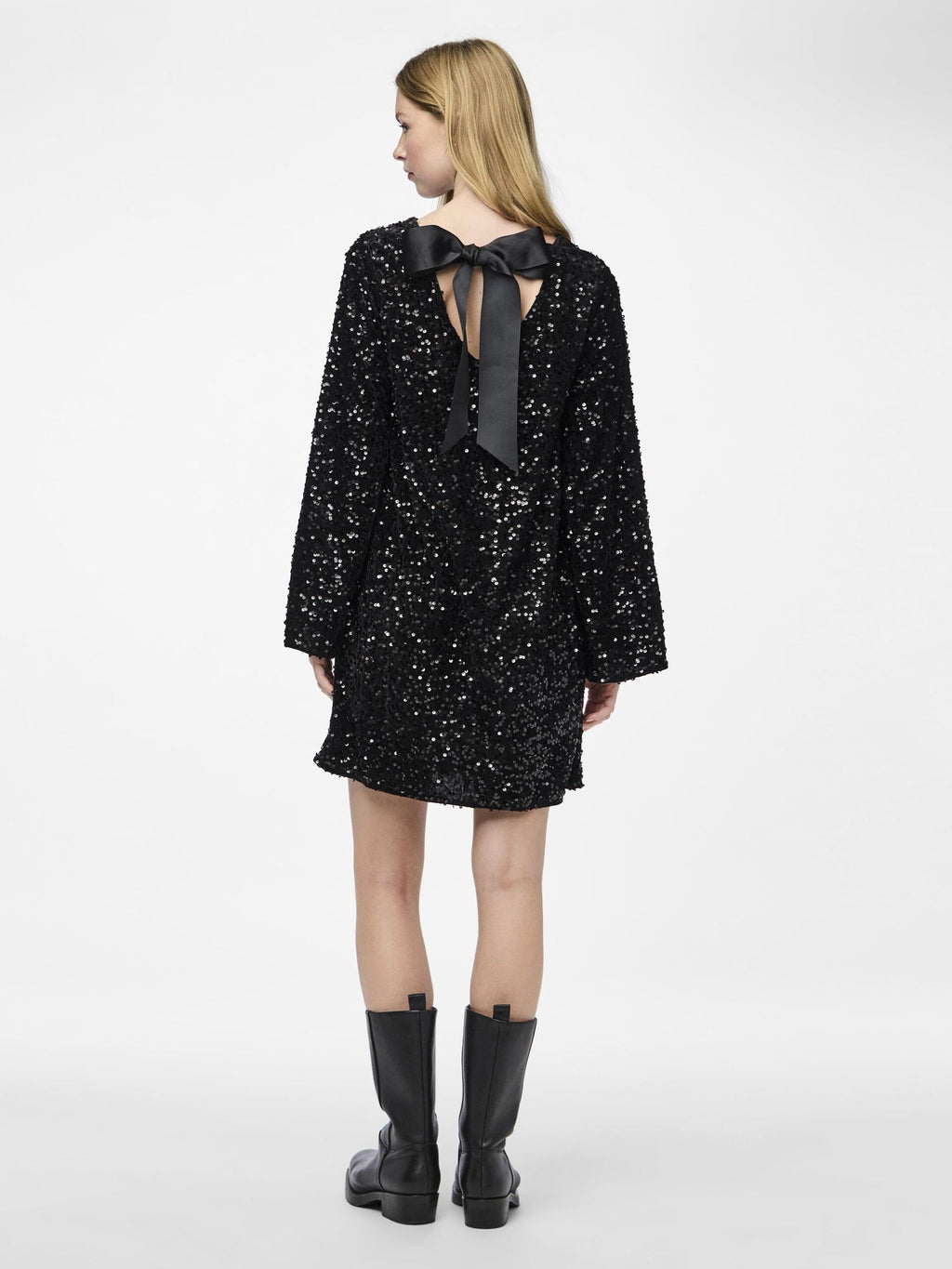 MAMA Sequined Tie-back Dress (Buy 2 Free Shipping)