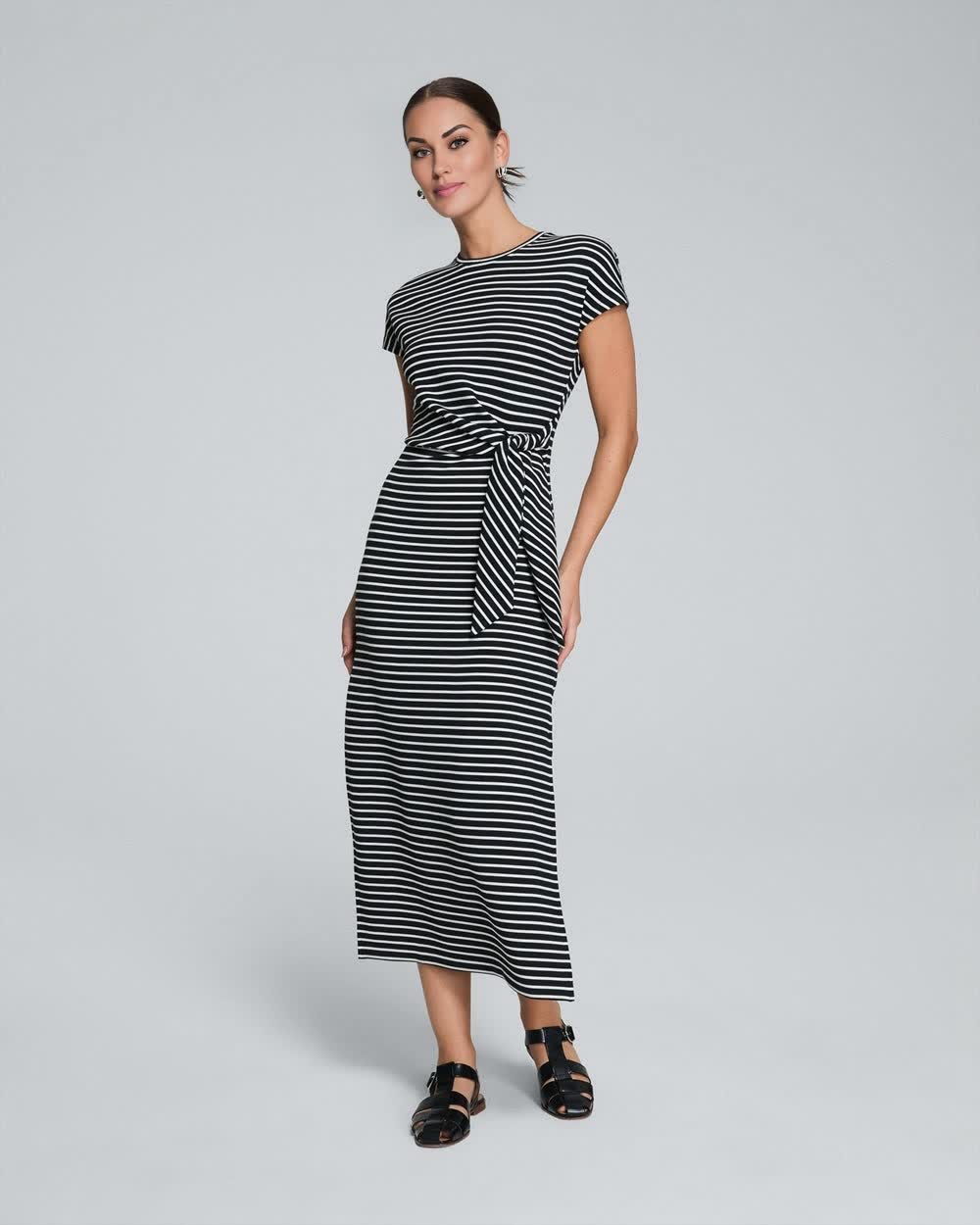 AirEssentials Tie-Waist Maxi Dress(Buy 2 Free Shipping)