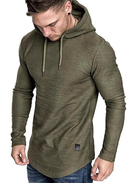Mens Fashion Hoodies Fleece Long Sleeve Athletic Sweatshirt Pullover