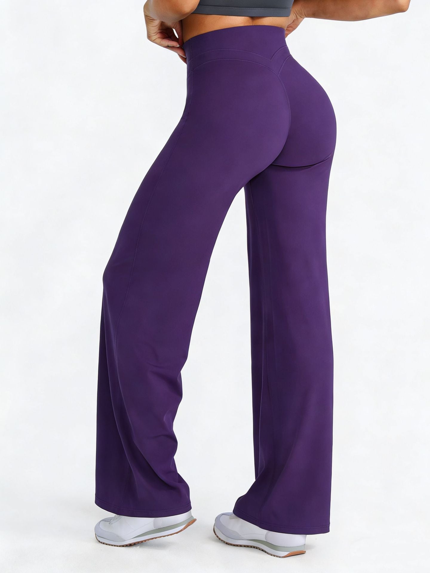 Straight Leg Bottoms Women Workout Leggings Fitness Gym Outdoor Sports Yoga Pants