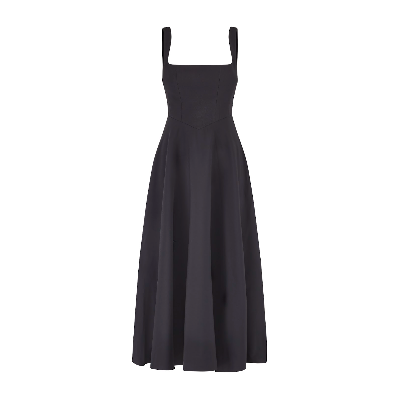 Muse Low Waist Square Neck Midi Dress(BUY 2 FREE SHIPPING)